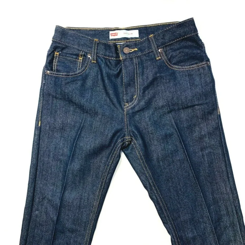 Levi’s 511 Slim Fit Jeans Womens 18 Reg‎ (30x31.5) Mid Rise Dark Wash Denim NWOT